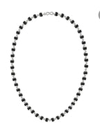 Silver Plated Eternal Karungali Mala - Natural Ebony Wood (Govt. Certified)