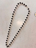 Silver Plated Eternal Karungali Mala - Natural Ebony Wood (Govt. Certified)