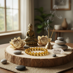 Citrine bracelet with spiritual elements